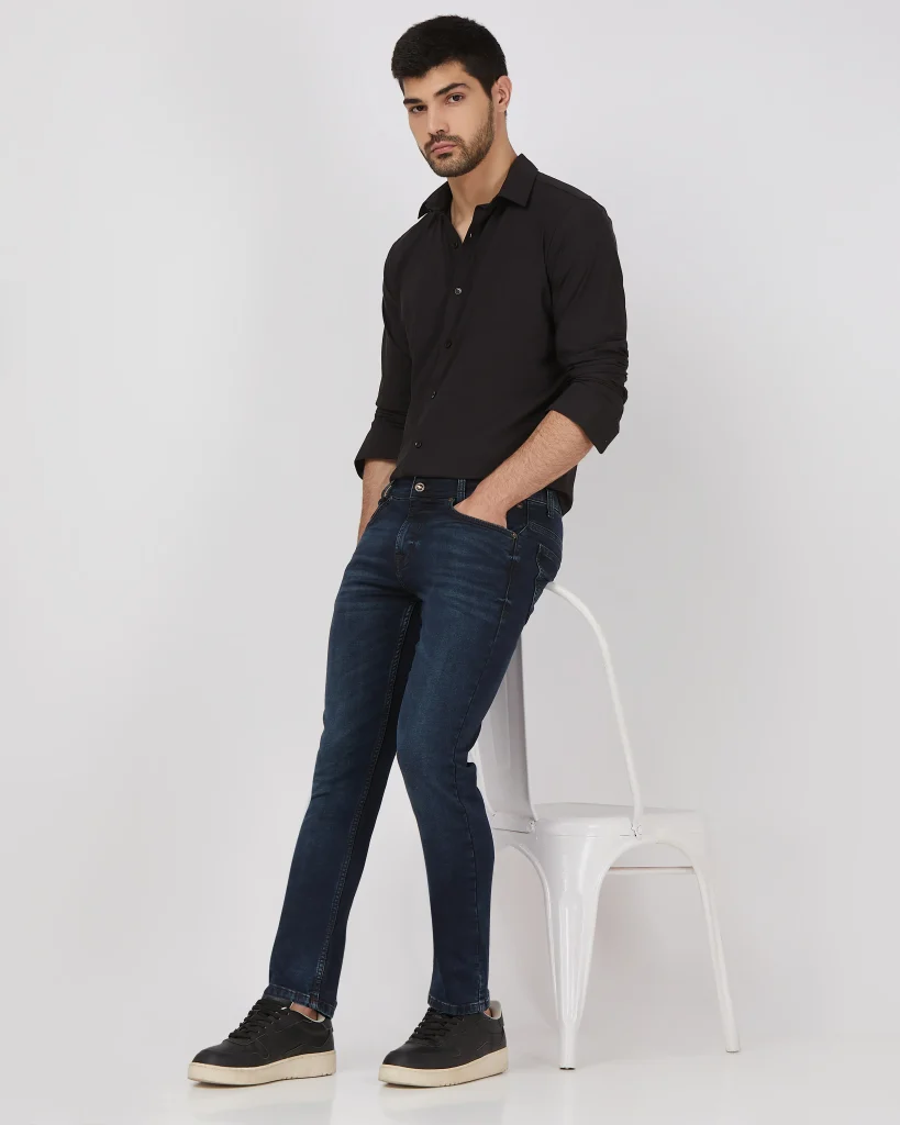 man shirt pant combination