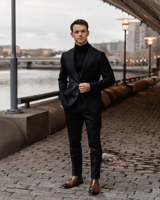 black blazer combination