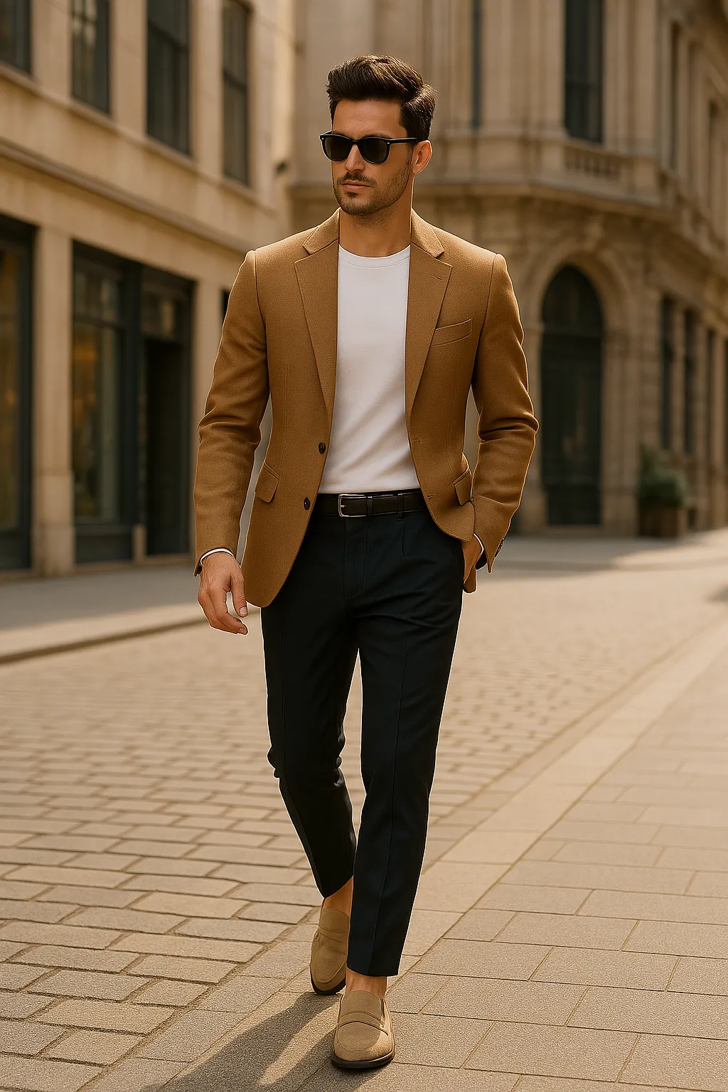 Brown Blazer Combination