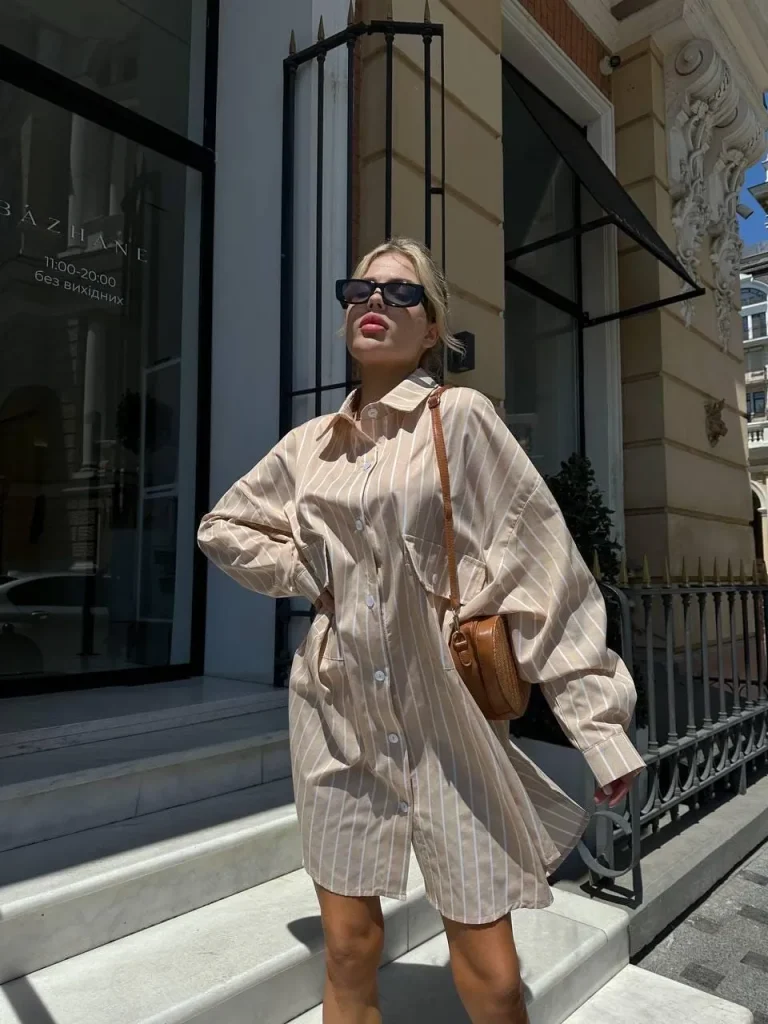 how to style oversized shirt female