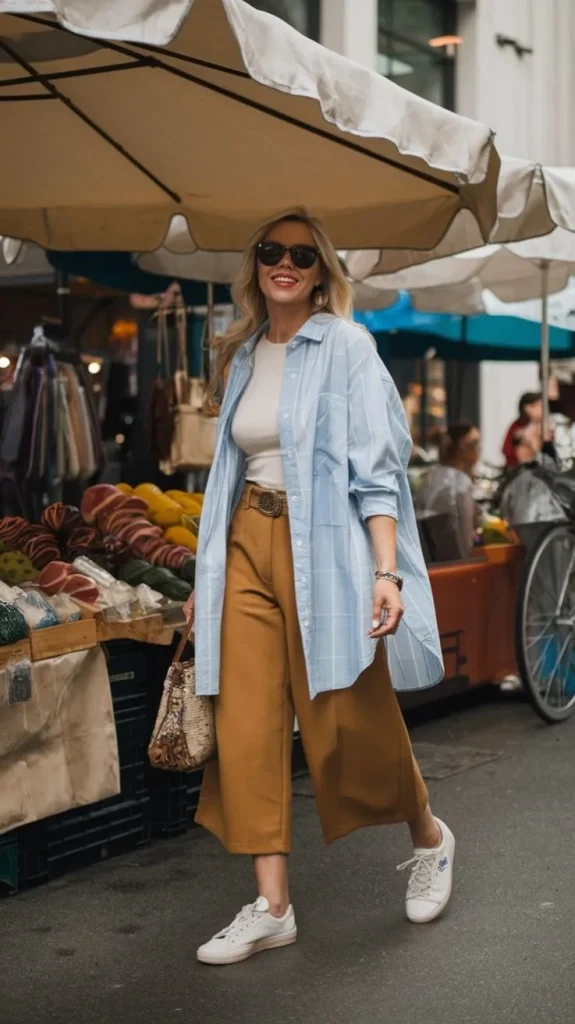 how to style oversized shirt in winter