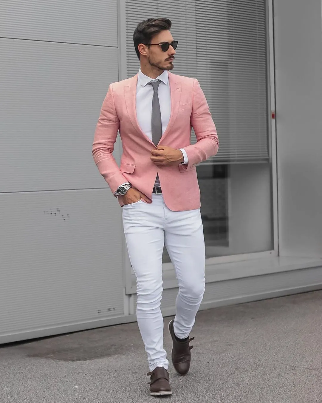 Pink Blazer Combination