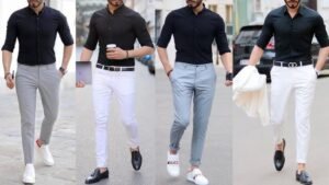 8 best formal black shirt combination