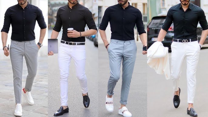 8 best formal black shirt combination