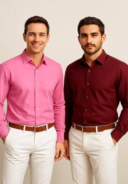 Pink & Maroon Shirts